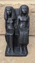 Load image into Gallery viewer, Egyptian Imenemipet Tamerout Seated Couple Artifact Carved Sculpture Statue Museum Reproduction 7&quot; www.NEO-MFG.com
