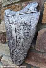 Load image into Gallery viewer, History Egyptian Palette of Narmer Sculptural wall relief www.Neo-Mfg.com 12.5&quot; Front side
