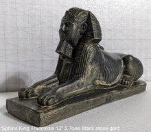 Load image into Gallery viewer, Egyptian Sphinx King Thutmosis Sculpture Statue 12&quot; museum reproduction
