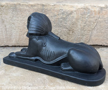 Load image into Gallery viewer, Egyptian Sphinx King Thutmosis Sculpture Statue 12&quot; museum reproduction
