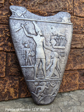 Load image into Gallery viewer, History Egyptian Palette of Narmer Sculptural wall relief www.Neo-Mfg.com 12.5&quot; Front side
