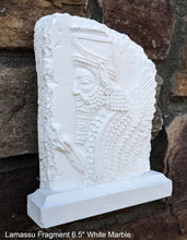 Load image into Gallery viewer, Historical Assyrian Shedu Persian winged bull Guardian of Persepolis relief sculpture ancient replica Sculpture www.Neo-Mfg.com 6.5"
