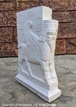 Load image into Gallery viewer, Historical Assyrian Lamassu Persian winged bull Guardian of Persepolis relief sculpture ancient replica Sculpture www.Neo-Mfg.com 7.5"
