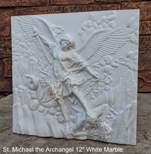 Load image into Gallery viewer, Historical religious Mythological St. Michael the Archangel wall angel 12" sculpture plaque Sculpture www.Neo-mfg.com
