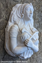 Load image into Gallery viewer, Egyptian Cleopatra fragment torso Sculptural wall relief bust www.Neo-Mfg.com 14"
