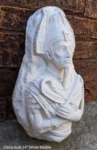 Load image into Gallery viewer, Egyptian Osiris fragment torso Sculptural wall relief bust www.Neo-Mfg.com 14&quot;
