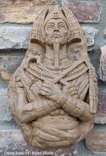 Load image into Gallery viewer, Egyptian Osiris fragment torso Sculptural wall relief bust www.Neo-Mfg.com 14&quot;
