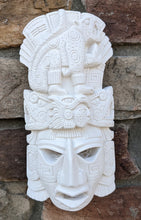 Load image into Gallery viewer, History Aztec Maya Jaguar Thunderbird glyph Artifact mask Sculpture Statue www.Neo-Mfg.com 8.5&quot;
