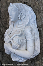 Load image into Gallery viewer, Egyptian Cleopatra fragment torso Sculptural wall relief bust www.Neo-Mfg.com 14"
