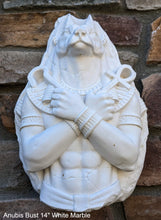 Load image into Gallery viewer, Egyptian Anubis dog fragment torso Sculptural wall relief bust www.Neo-Mfg.com 14"

