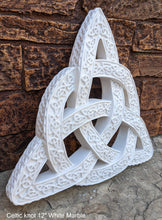 Load image into Gallery viewer, Celtic decor Trinity Knot triquetra Wall Plaque sculpture Irish www.Neo-Mfg.com 14.5&quot;

