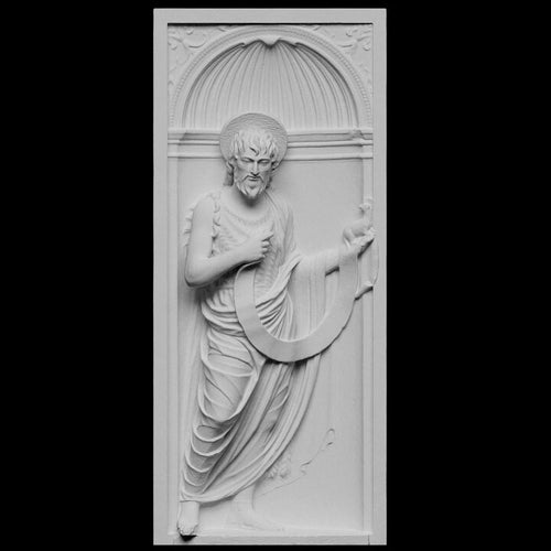 Religous John Baptis Andrea Bregno Stone Carving Sculpture Wall relief 14