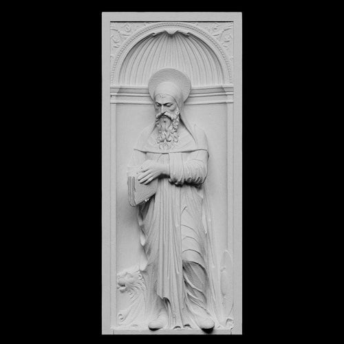 Religous Holy Hieronymus St. Jerome Andrea Bregno Stone Carving Sculpture Wall relief 14