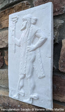 Load image into Gallery viewer, Roman Greek Sacello di Venere Herculaneum Warrior Stone Carving Sculpture Wall Frieze tall www.Neo-Mfg.com
