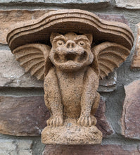 Load image into Gallery viewer, Gargoyle shelf sculpture wall plaque 10" www.NEO-MFG.com
