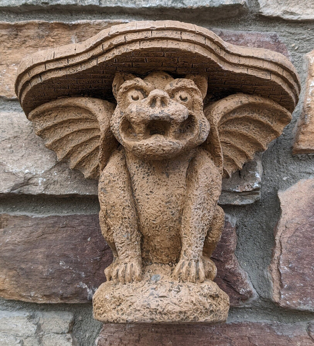 Gargoyle shelf sculpture wall plaque 10