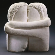 Load image into Gallery viewer, History Brancusi Kiss Sculptural wall relief www.Neo-Mfg.com 10" home plaque art
