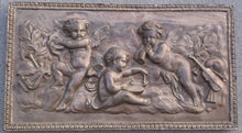 Load image into Gallery viewer, Eros Musical Cherub Cupid Greek Wall Sculpture Plaque Angels 17&quot; www.NEO-MFG.com
