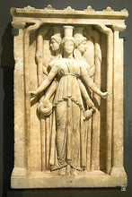Load image into Gallery viewer, Hecate Hekate Prague, Kinský Palace Sculpture Goddess heaven, earth, and sea blessings of daily life 14&quot; www.NEO-MFG.com
