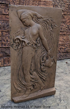 Load image into Gallery viewer, Roman Green Dancing Meanad Wall plaque relief Sculpture 16.9&quot; Museum reproduction www.Neo-Mfg.com
