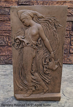 Load image into Gallery viewer, Roman Green Dancing Meanad Wall plaque relief Sculpture 16.9&quot; Museum reproduction www.Neo-Mfg.com

