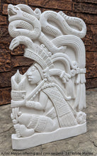 Load image into Gallery viewer, Aztec Mayan offering god corn serpent wall Sculpture plaque www.Neo-Mfg.com Home decor 14&quot;
