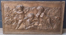 Load image into Gallery viewer, Eros Musical Cherub Cupid Greek Wall Sculpture Plaque Angels 17" www.NEO-MFG.com
