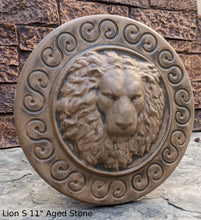 Load image into Gallery viewer, Lion S wall Sculpture plaque 11&quot; www.Neo-Mfg.com Home decor
