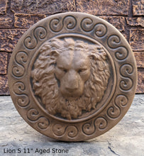 Load image into Gallery viewer, Lion S wall Sculpture plaque 11&quot; www.Neo-Mfg.com Home decor
