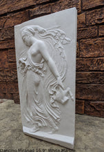 Load image into Gallery viewer, Roman Green Dancing Meanad Wall plaque relief Sculpture 16.9&quot; Museum reproduction www.Neo-Mfg.com
