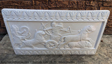 Load image into Gallery viewer, Assyrian Ashurnasirpal II hunting lions Carving sculpture wall plaque 22.75" www.Neo-Mfg.com
