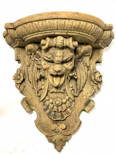 Gargoyle Satyr wall Shelf corbel Grotesque goblin sculpture www.NEO-MFG.com 14