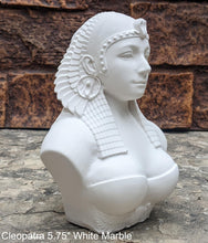 Load image into Gallery viewer, Egyptian Cleopatra queen Goddess bust Sculptural statue www.Neo-Mfg.com 5.75&quot;
