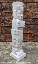Load image into Gallery viewer, Toltec warrior Mesoamerican MAYAN AZTEC Sculptural statue stele 12.5&quot; www.Neo-Mfg.com
