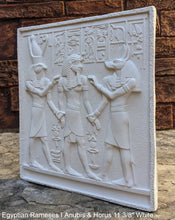 Load image into Gallery viewer, Egyptian Rameses I Anubis &amp; Horus Sculpture Statue www.Neo-mfg.com 11 3/8" Museum reproduction
