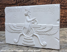 Load image into Gallery viewer, Assyrian Ahura Mazda Faravahar Persian Persepolis art Wall Sculpture 14&quot; www.Neo-Mfg.com
