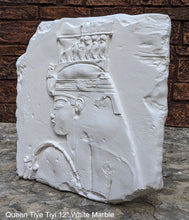 Load image into Gallery viewer, History Egyptian Queen Tiye Tiyi Fragment Sculptural wall relief plaque www.Neo-Mfg.com 12&quot; Museum reproduction
