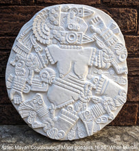 Load image into Gallery viewer, Aztec Maya Artifact Coyolxauhqui Moon goddess Sculpture Statue 16.25" Tall www.Neo-Mfg.com home decor art
