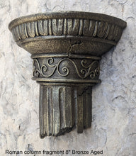 Load image into Gallery viewer, Roman Greek Wall Column plaque Fragment relief www.Neo-Mfg.com 8&quot; each
