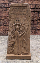 Load image into Gallery viewer, Babylonian Cyrus great four-winged genius Mesopotamia Pasargadae Sculptural relief carving www.Neo-Mfg.com Museum Reproduction 14&quot;
