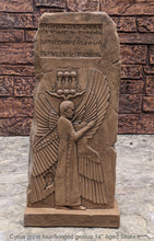 Load image into Gallery viewer, Babylonian Cyrus great four-winged genius Mesopotamia Pasargadae Sculptural relief carving www.Neo-Mfg.com Museum Reproduction 14"
