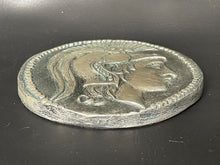 Load image into Gallery viewer, Roman Greek Athena cameo bust coin 6&quot; Sculpture statue wall plaque www.NEO-MFG.com
