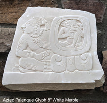 Load image into Gallery viewer, History Aztec Mayan Palenque Glyph Sculptural wall relief plaque 8" www.Neo-Mfg.com

