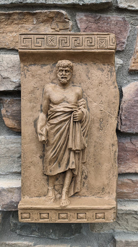 Roman Greek philosopher Plato Frieze fragment Sculpture reproduction art www.Neo-Mfg.com home decor