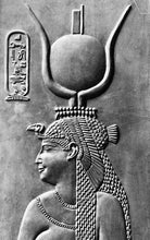Load image into Gallery viewer, History Egyptian Queen Cleopatra VII Philopator Temple of Hathor, Dendera Artifact Sculpture Statue 10.5" www.Neo-Mfg.com Museum Replica

