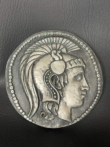 Roman Greek Athena cameo bust coin 6