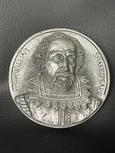 Load image into Gallery viewer, William Shakespeare bust wall sculpture Plaque relief www.Neo-M.com 5.75&quot;
