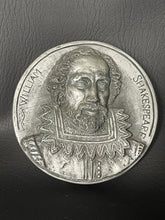Load image into Gallery viewer, William Shakespeare bust wall sculpture Plaque relief www.Neo-M.com 5.75"
