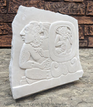 Load image into Gallery viewer, History Aztec Mayan Palenque Glyph Sculptural wall relief plaque 8&quot; www.Neo-Mfg.com
