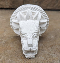 Load image into Gallery viewer, History Feathered Serpent Head of Quetzalcoatl Aztec Maya Artifact Carved Sculpture Statue www.Neo-Mfg.com mini
